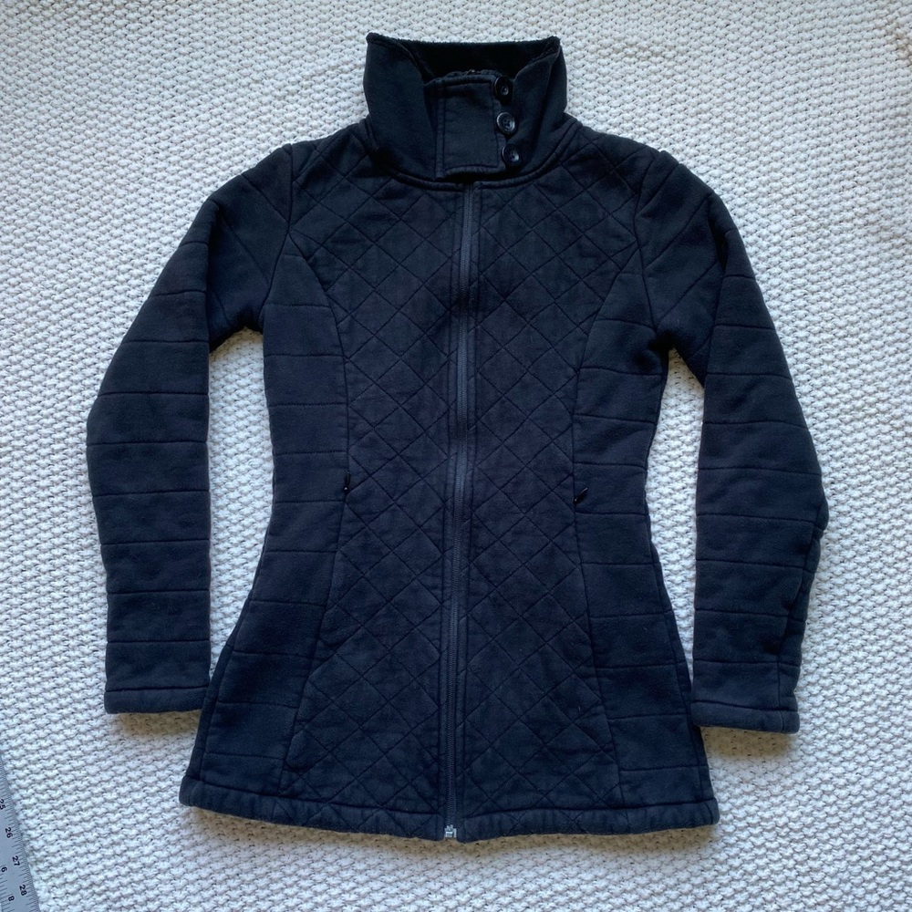 The North Face Caroluna fleece lined black jacket, Size XS